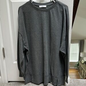 TALULAH Gray Tunic Top